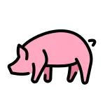 Pig SVG Icon